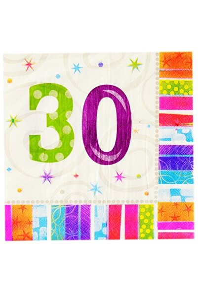 PARTİ SEPETİ 30-ти рожден ден Тематични хартиени салфетки