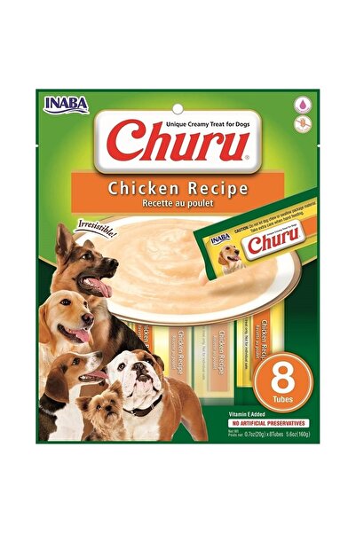 Ciao Churu Somonlu Ve Tavuklu Tamamlayıcı Köpek Ödül Maması 8 X 20 Gr