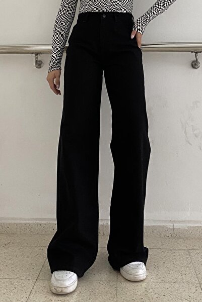 lamelif بنطلون بالازو عالي الخصر