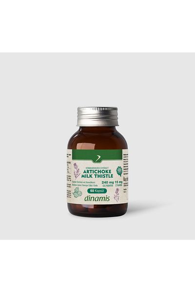 DİNAMİS Standardized Artıchoke Milk Thistle 60 Capsules