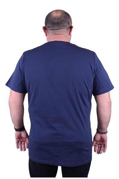Starbattal Tricou bărbătesc cu gât mai mare, vară 23119 Marine