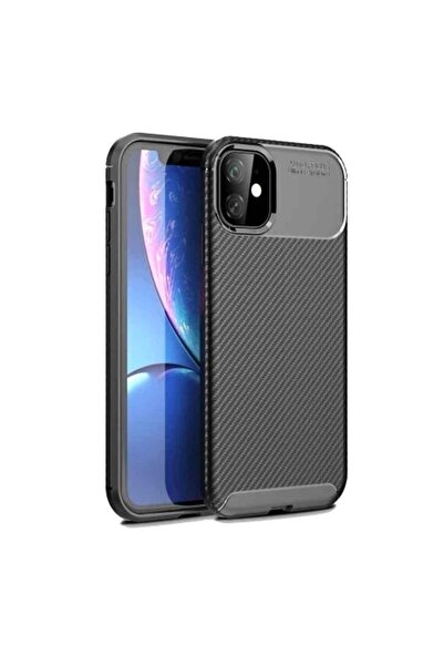 Smart Tech Apple Iphone 12 Mini Karbon Desenli Negro Silikon Kılıf