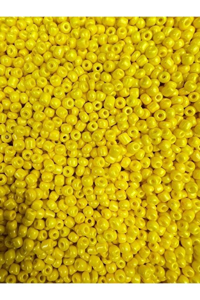 Caglar Accessories Κίτρινες χάντρες από γυάλινη άμμο 0,6 mm - Χρησιμοποιούντα...