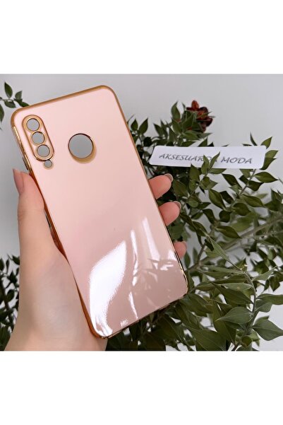 Aksesuarda Moda حافظة هواوي P30 Lite المتوافقة مع اللون الذهبي ومقطوعة بالليز...