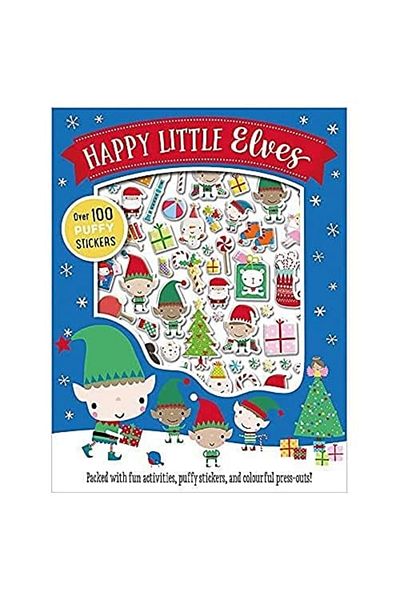 Kolektif Kitap Happy Little Elves Puffy Sticker Activity