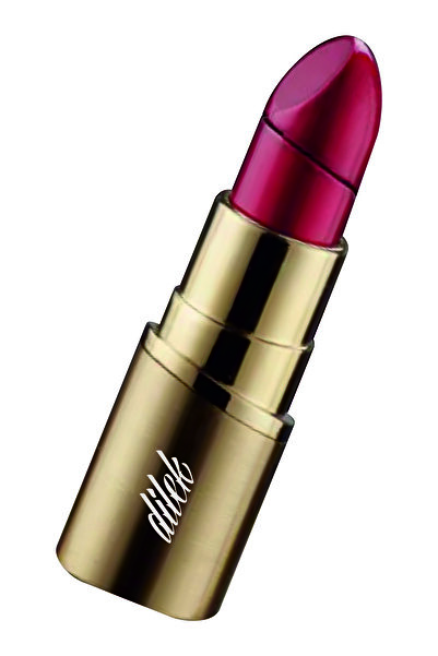 MIL SWIPE Kişiye Özel Isim Baskılı Ruj Şeklinde Bütan Gazlı Alevli Çakmak Mini Çanta Boyu Hediye Kutulu Gold