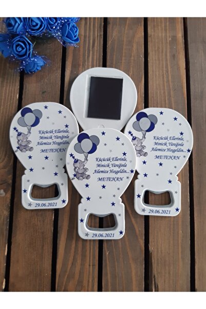 Mira Baskı 25 Adet Yeni Doğum, Doğum Günü Hatırası Açacaklı Balon Magnet Hedi...