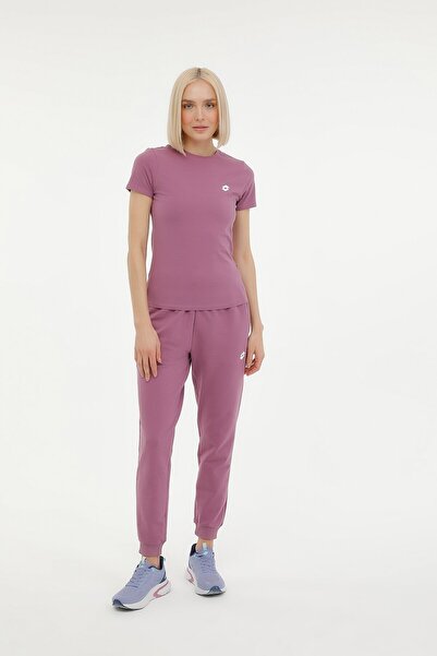 Lotto W-bsc C Neck T-sh 3fx Purple Women's Short Sleeve T-shirt