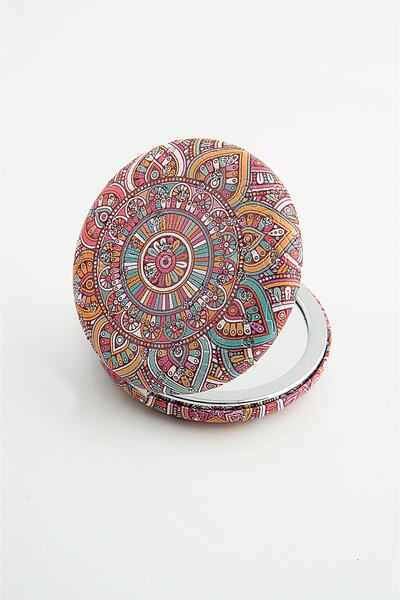 EUROMODA Özel Desenli Küçük Cep Makyaj Aynası