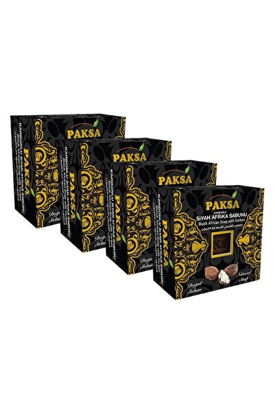paksa Karbonlu Siyah Afrika Sabunu (4 Adet)