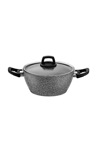 Emsan Lucca 7 Piece Cookware Set Gray Blue