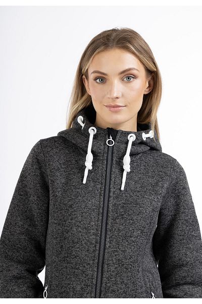 Dreimaster Maritim Strickfleecejacke grassland