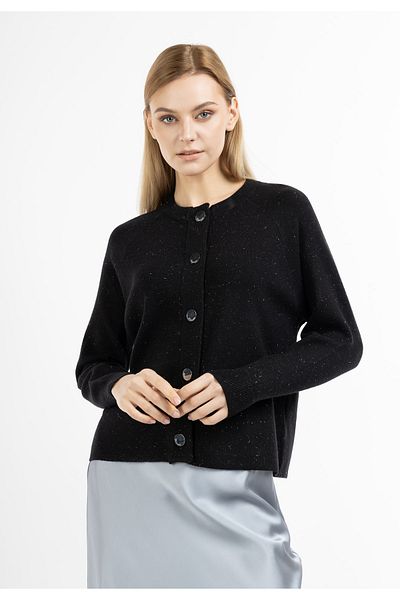Dreimaster Knöpfen markalı Klassik Strickjacke