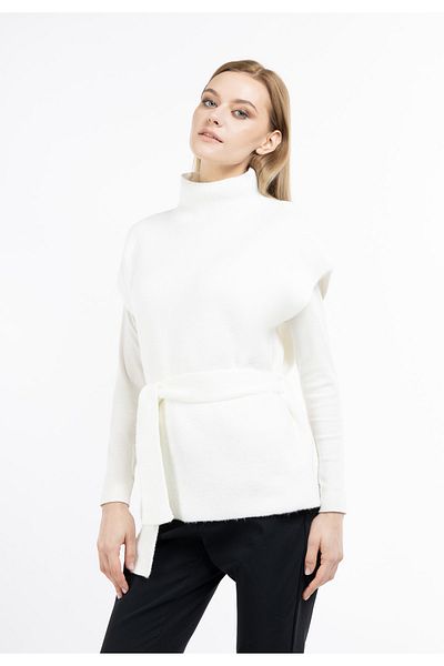 Dreimaster Klasik Strick Poncho zitha