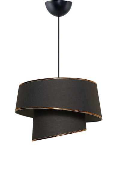 EvLight Eftelya Asymmetric Pendant Lamp Chandelier Black Gold
