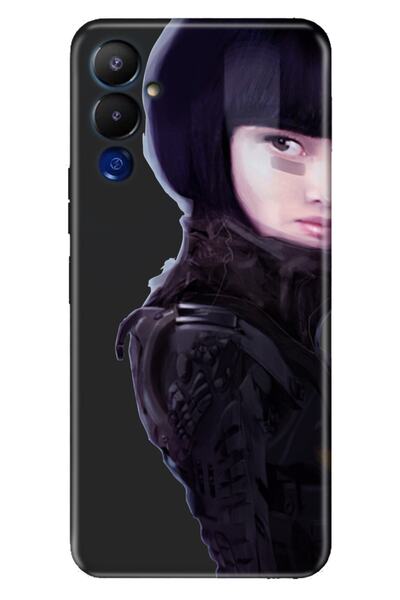TECNO Pova 4 Silicone Patterned Illustrated Uv Cover Anime Girl