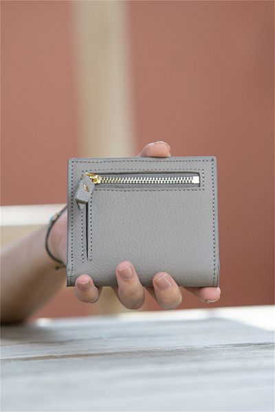 Wia – Genuine Leather Wallet, Mink 906