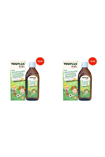 ABDİİBRAHİM Youplus Kids Vm Multivitamin Ve Mineral Kompleksi 150 Ml 2 Kutu