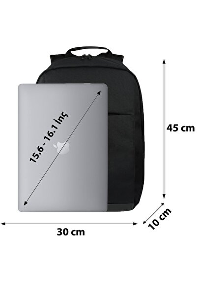 Beutel حقيبة ظهر للكمبيوتر المحمول Weser باللون الأسود مقاومة للماء مقاس 15.6 بوصة - 16.1 بوصة