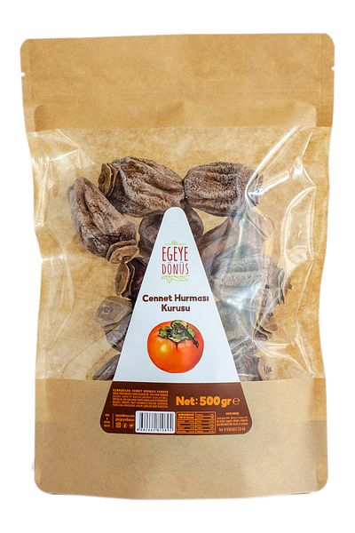 EGEYE DÖNÜŞ 500 gr.1.Class Large Size Heaven Dates - Dried Persimmon - Heaven Apple Dried