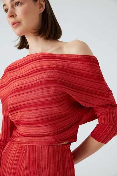 JOIN US Off Shoulder Bat Sleeve Blouse