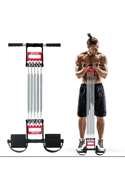 Werkon 5 Dirençli El Ayak Göğüs Yayı Çelik Yay Spor Aleti