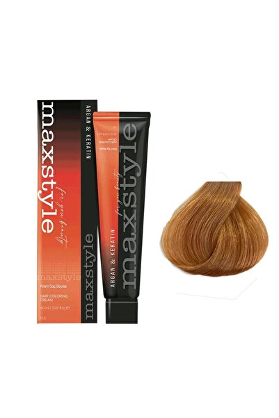 Genel Markalar Argan Keratin Saç Boyası 8.34 Açık Karamel + Sıvı Oksidan