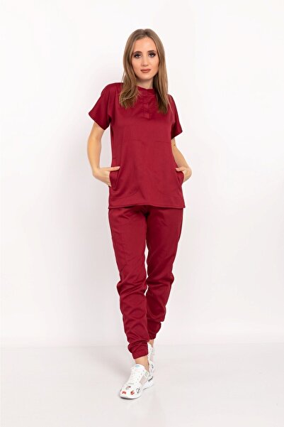 Nur Medikal Giyim Set de uniforme pentru doctor și asistentă, model Cağla, di...