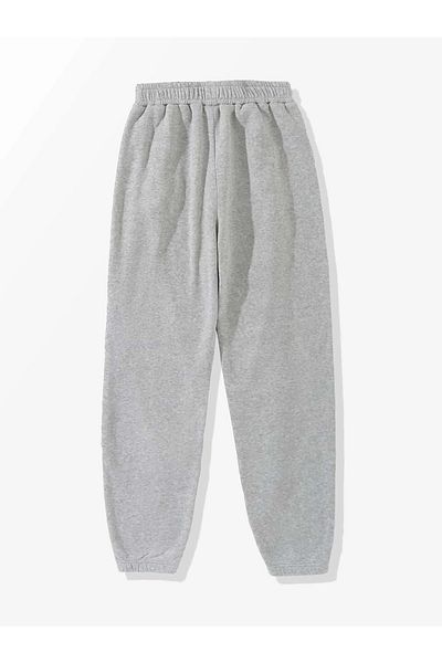 MODARİCH Daytona Beach Florida Jogger Sweatpants - Γκρι, εμπριμέ, ελαστικό πόδι, ανασηκωμένο, ψηλή μέση