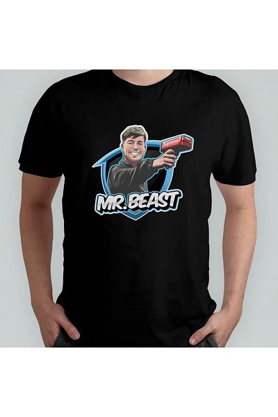 Pixxa Κύριος. Μπλουζάκι Beast 100% Cotton Crew Neck Model - 20