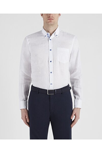 PAUL&SHARK Men's Woven Shirt C.w.linen