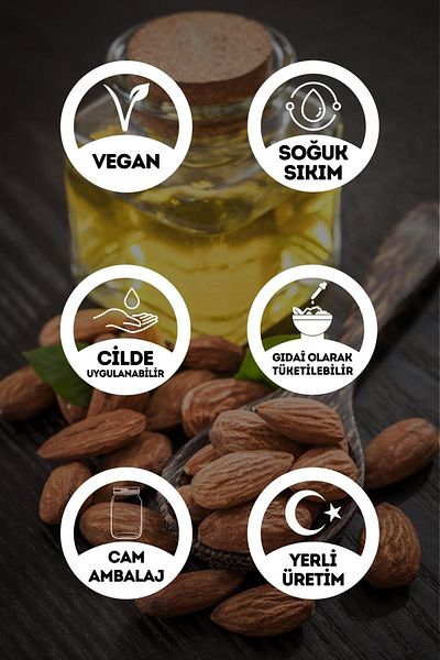 EGEYE DÖNÜŞ 50 ml Pure Sweet Cold Pressed Almond Oil