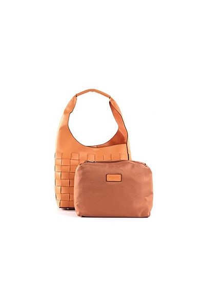Seidenfelt Handtasche - Orange - Strukturiert