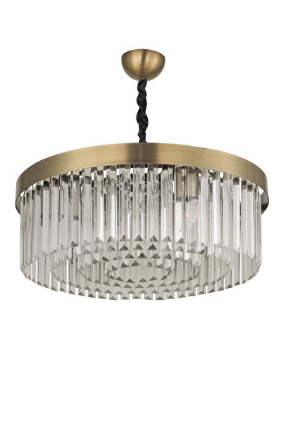 Avizemoda Desina 50'lik Kristal Taşlı Lüks Avize Eskitme Kaplama