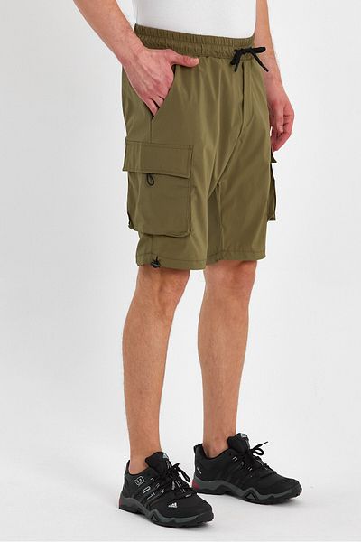 GENIUS STORE Store Men's Shorts Sports Lycra Outdoor Bermuda Pocket Sportsman Shorts