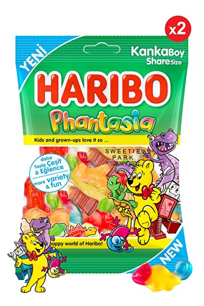 Haribo Phantasia Fantasia Karışık Meyveli Jelly Yumuşak Şekerleme Jelibon 80 ...