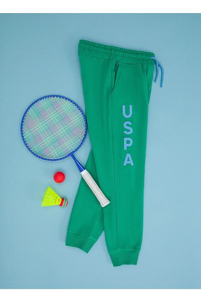 U.S. Polo Assn. Skinny Leg Green Boy's Sweatpants Amataxıy023