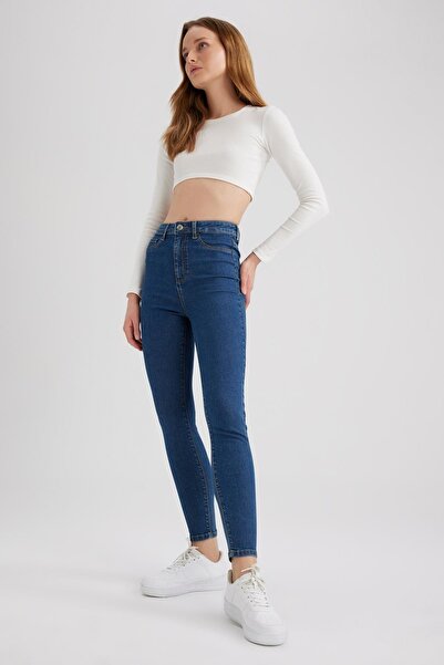 DeFacto Super Skinny Jeggıng Fit Yüksek Bel Jean Pantolon