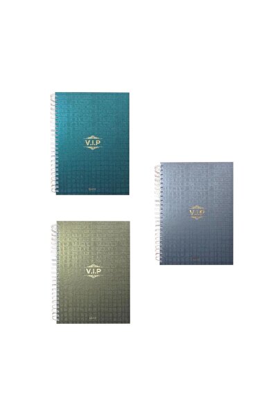 ÖZGÜN دفتر ملاحظات حلزوني بغطاء صلب من الجلد مقاس A4 مع 4 إشارات ملونة 180 Yp...