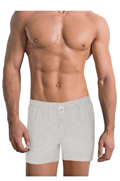 TheDon The Don Jersey Βαμβακερό Πλεκτό Ανδρικό Boxer A.grey