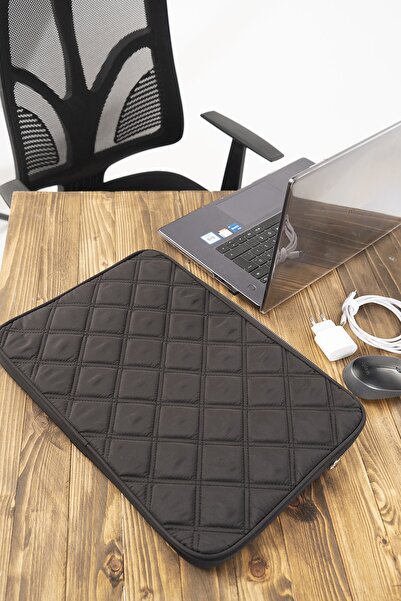 Polina Macbook Air Pro 15,15.6-16.1 Inç Uyumlu Su Geçirmez Kapitone Laptop Kı...