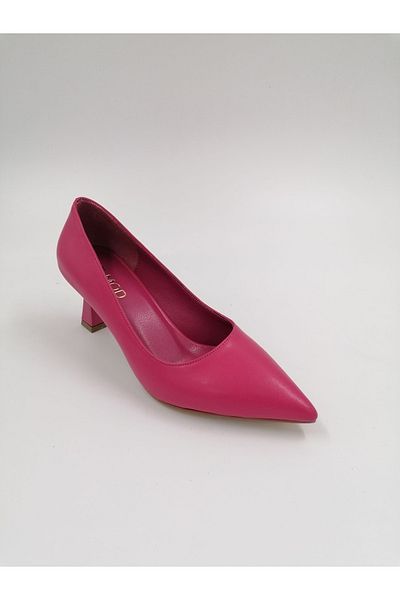 Ermod 1453 Stiletto cu toc de culoare fuchsia