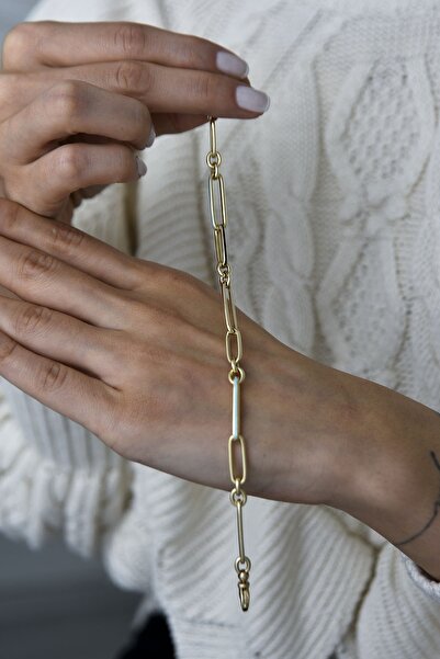 CETAŞ Kadın Altın Mineli Ataç Bileklik