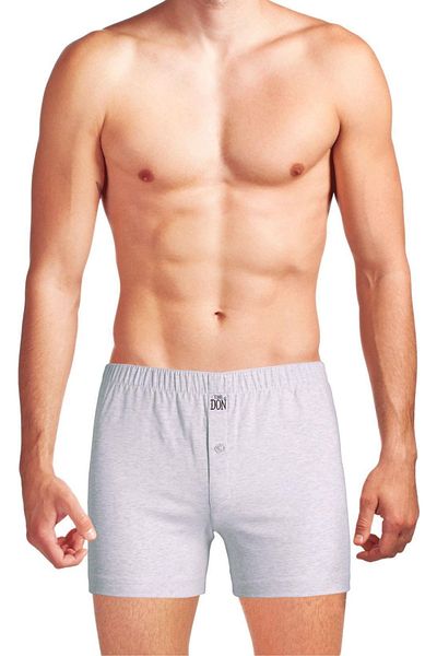 TheDon The Don Organic Jersey Βαμβακερό-πλεκτό Ανδρικό Boxer Grey Crushed