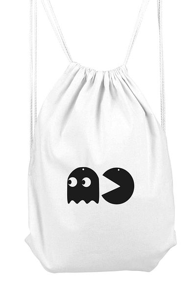 herotasarım Αθλητικό σακίδιο πλάτης με σχέδιο Pac-man - Bll3778