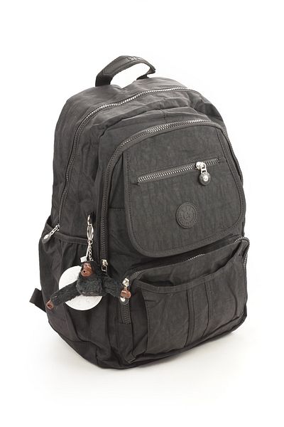 İMAKS 571 Crinkle / Clinkir Waterproof Lightweight Multi-Compartment Sports, Travel, School, Laptop Backpack Black 2e