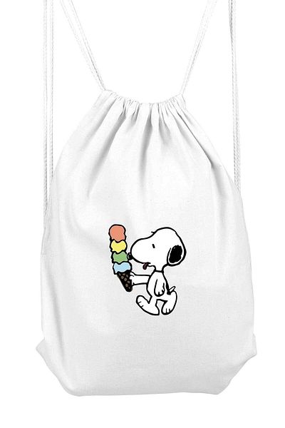 herotasarım Αθλητικό σακίδιο πλάτης Snoopy Ice Cream - Bll3471