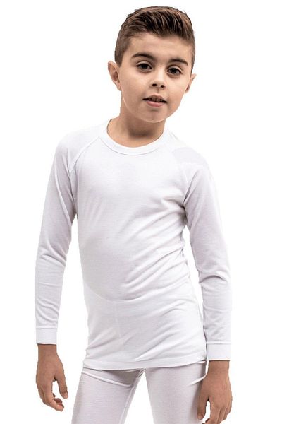 TheDon The Don Boy's Thermal Underwear Μακρυμάνικο Μπλουζάκι Λευκό