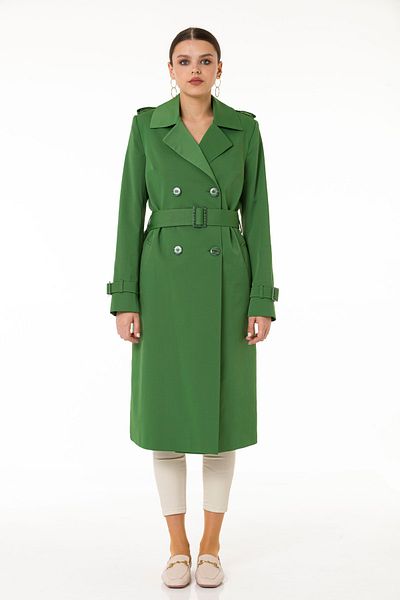 Icon Women's Green Şimal Trench Coat 1639 Kb