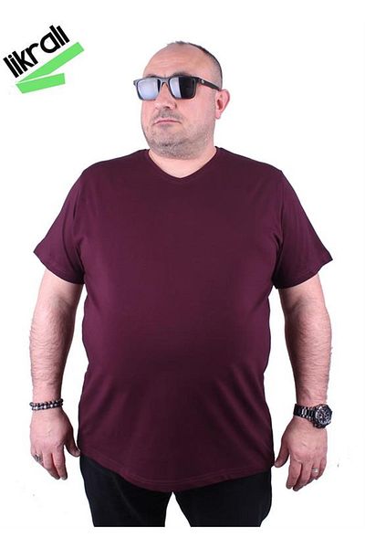 Starbattal Ανδρικό μπλουζάκι Lycra Basic με λαιμόκοψη 11170 Murdum